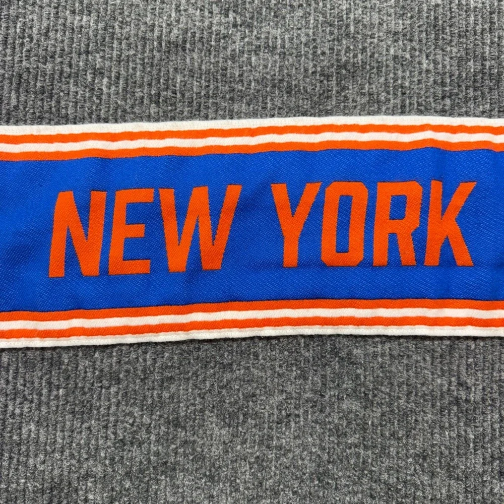 New York Islanders NHL Hockey Scarf Blue Orange White UBS Fringed Fan Gear